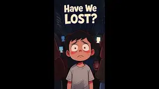 Have We Lost? | A Cartoon Reality Check 📱👦 #HaveWeLost#SocialMessage#RealityCheck#MobileAddiction
