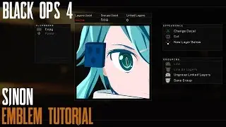 COD: Black Ops 4 Emblem Tutorial (SAO: Sinon)