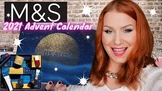 &pound;300 M&S 2021 BEAUTY ADVENT CALENDAR UNBOXING - GET IT FOR &pound;40 WITH OFFER !