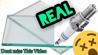 glass cutter | diy glass cutter | Cut Glass Using Spark Plug | how to cut glass