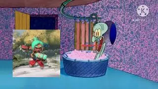 Inkling (Splatoon raiders) drops by squidwards house 🦑🐙(player)