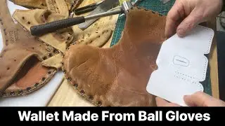 How I Made my first Ball Glove Wallet