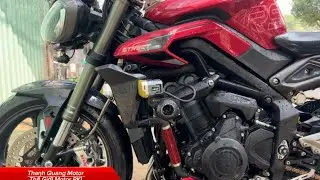 Hướng dẫn ae rửa con moto Triumph Street Triple 765 RS đ&uacute;ng c&aacute;ch kh&ocirc;ng l&agrave;m hư xe 