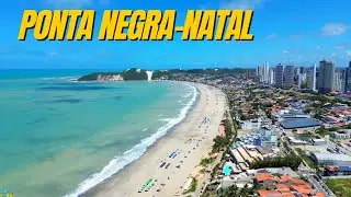 PONTA NEGRA- NATAL  VISTA DE CIMA DE TODA A PRAIA