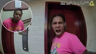 Police Surprise Enraged Girlfriend at Boyfriend&rsquo;s Door, Chaos Follows
