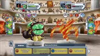 Miscrits Volcano Island 2026 - Foil pamboo showcase in pvp battle
