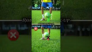 RONALDO FLICK UP SKILL ⚽️.#football #footballskills #soccer #shorts #ronaldoskills