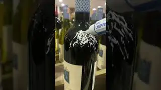 Interesting mountain drawing on bottle #shorts