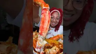 Huge King Crab | Seafood Boil Mukbang 🦀 #mukbang #asmr
