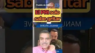 El PRI solo sabe gritar #amlo, #claudiasheinbaum, #cuartatransformaci&oacute;n