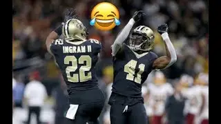 Alvin Kamara and Mark Ingram being the greatest teammates in the NFL