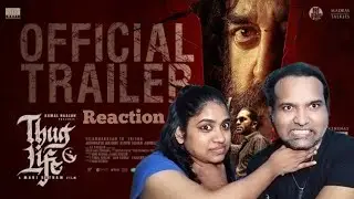 Thug Life Trailer Reaction | Kamal Haasan | STR | Mani Rathnam | ARRahman | Tamil Couple Reaction