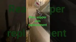 how to change rear wiper arm of the car