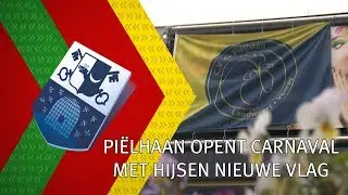 Pi&euml;lhaan opent carnavalsseizoen met hijsen nieuwe vlag - 13 november 2017 - Peel en Maas TV Venray