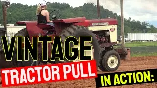 Vintage Tractors in Action: Sevierville's Forgotten Power Round Up May 2024