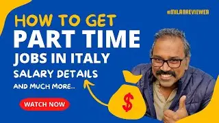 Part Time Jobs with full Salary details for students In Italy #parttimejobsinitaly #117