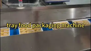 Tray bread packaging machine, tray snack packaging machine 托盒麵包包裝機、托盒零食包裝機 #Tray Packaging Machine