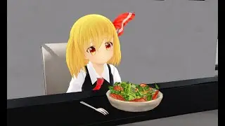 [Touhou MMD] Byakuren sheltered Rumia