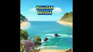 AI Art: NVIDIA's GauGAN2 - It creates super real landscape images!  #GauGAN #AI #NVIDIA