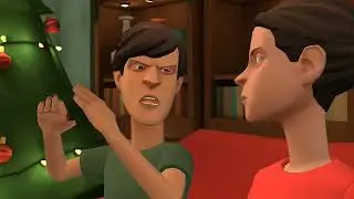 Caillou vs aliens (a short Plotagon film by charlieU2B)