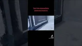 Test de etanșeitate la ferestre montate la standarde Nzeb - Test Blower Door