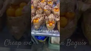 Cheap wet market in Baguio