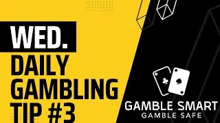 Daily Gambling Tip #3 🎰 Wednesday November 8th: Gamble Smart, Gamble Safe