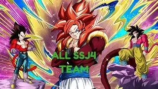 THE ULTIMATE TRANSFORMATION! ALL SSJ4'S - Dragonball: Dokkan Battle Hero Team Gameplay