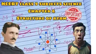 NCERT CLASS 9 SUBJECT SCIENCE CHAPTER 4 STRUCTURE OF ATOM 