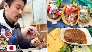 Taquero Japonés! se sorprende con salsas mexicanas, tatuado con un HABANERO! En Shibuya POKEMON
