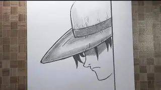 Easy step by step anime drawing