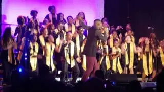 Kaitlyn in the Mama Foundation for the Arts freshman choir