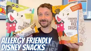 Trying New Allergy Friendly Pre-Packaged Disney Parks Snacks!