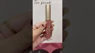 Too faced melted matte liquid lipstick in SELL OUT review+swatch #ashortaday#shortsfeed #ytshorts#yt