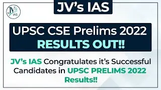 UPSC Prelims 2022 Result Out Now | Check Here | Cut off & Official Answer Key | JV's IAS