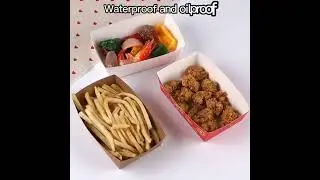 Disposable Food Kraft Cardboard Box