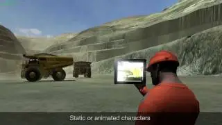 Mycosm mining simulation and visualization