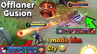 Offlaner Gusion is Insane - I Made Bane Cry 😭