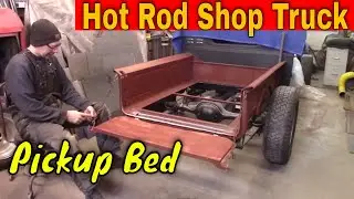 Model A Hot Rod Shop Truck:  Mounting the Pickup Bed and Dent Repair