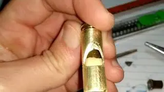 SURVIVAL WHISTLE FROM A EMPTY BULLET CASING