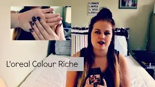 L'oreal Colour Riche Nail Review!