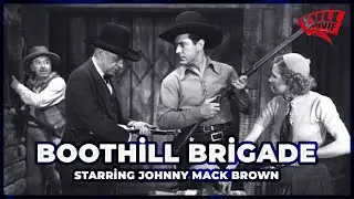 Boothill Brigade | Johnny Mack Brown Battles Land Grabbers for Cowboy Honor | Classic Western Movie