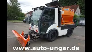 Multicar Tremo X56 4x4x4 Winterdienst Schneepflug & Streuer Baujahr 2010 Euro 5 www.auto-ungar.de