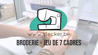 Broderie - Jeu de 7 cadres (aimanté)