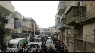 حماة - مظاهرة حي طريق حلب جمعة الزحف إلى ساحات الحرية.mp4