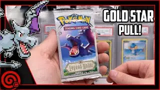 WE PULLED A GOLD STAR POKEMON CARD 🤯 EX Legend Maker Pack Opening