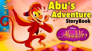 Aladdin Read Along Storybook | Read Aloud Stories for Kids | Abu's Adventure