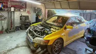 Painted my homies Evo 8 start to finish