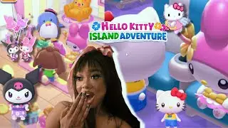 Hello Kitty Island Adventure Let's Play: BUILDING OUR CABIN! (EP 2) /Cozy games