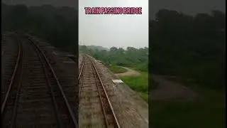 Train Passing on Bridge Between BAkRALA and DOMALI Railway Station Pakistan#railroad#rail withzahid